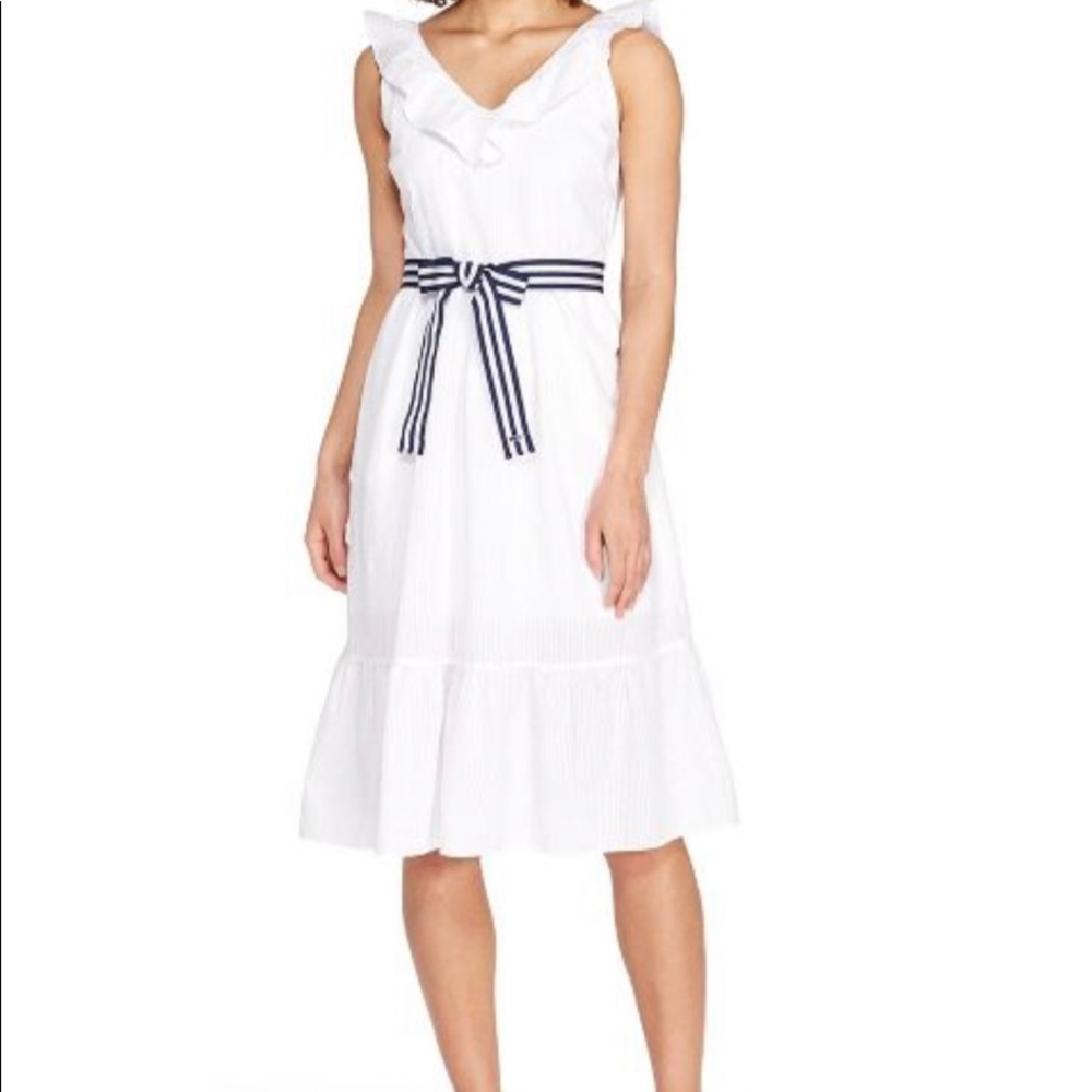 Vineyard Vines For Target Tie Ruffle midi dress